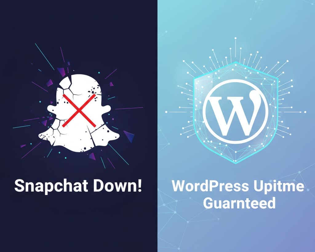 Snapchat is Down! 3 Essential Hosting Features That Protect Your WordPress Site from a Global Outage blog post image