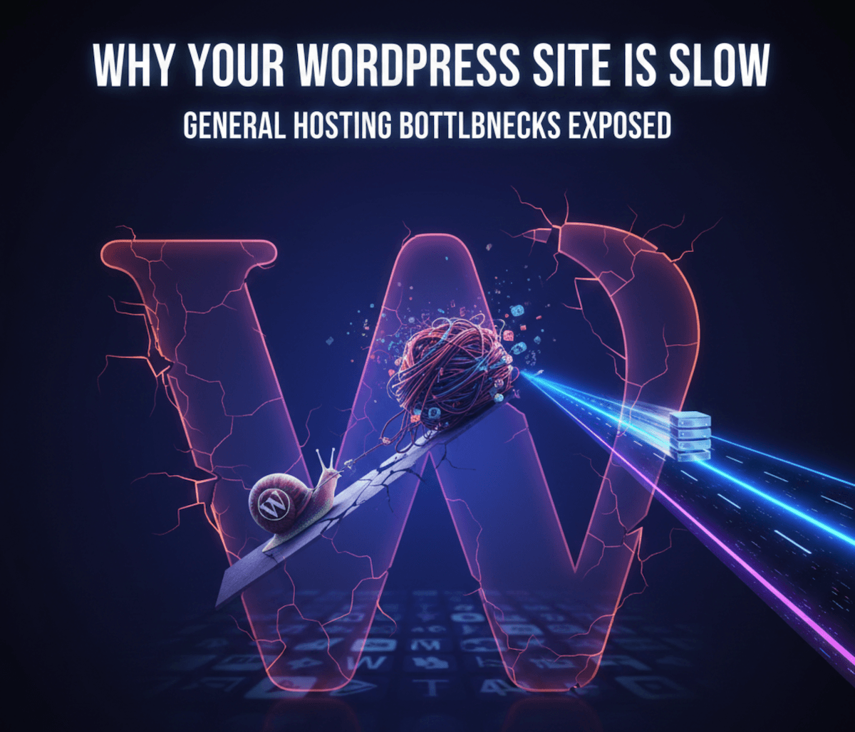 Why Your WordPress Site is Slow: A Deep Dive into General Hosting Bottlenecks
